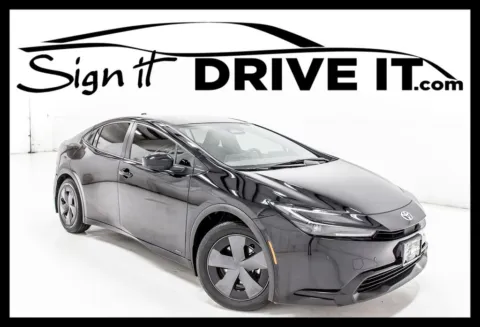 Black 2023 Toyota Prius LE for sale in Denton, TX