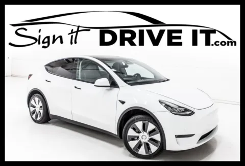 White 2022 Tesla Model Y Long Range for sale in Denton, TX