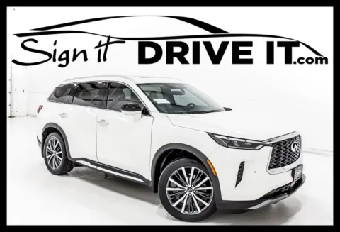 White 2023 INFINITI QX60 Sensory for sale in Denton, TX
