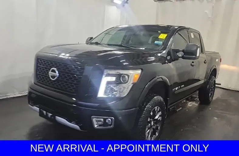 Black 2018 Nissan Titan PRO-4X for sale in Denton, TX