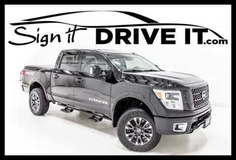 Black 2018 Nissan Titan PRO-4X for sale in Denton, TX