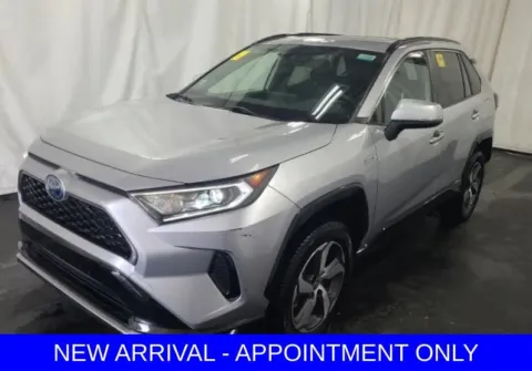 Silver 2021 Toyota RAV4 Prime SE for sale in Denton, TX
