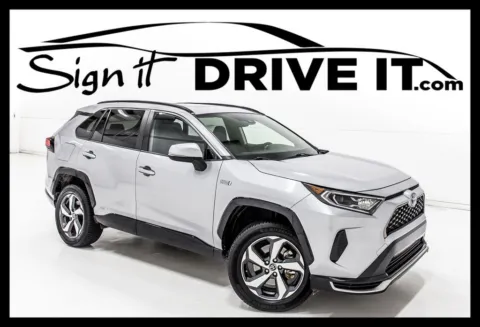Silver 2021 Toyota RAV4 Prime SE for sale in Denton, TX