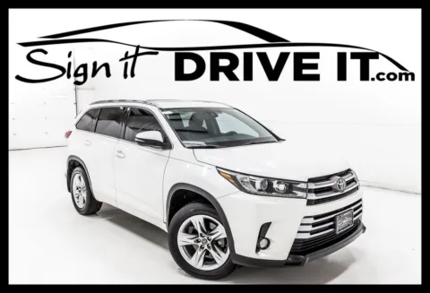 White 2018 Toyota Highlander Limited for sale in Denton, TX