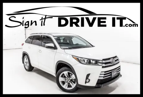 White 2018 Toyota Highlander Limited for sale in Denton, TX