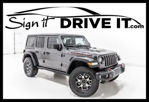 Gray 2021 Jeep Wrangler Unlimited Rubicon for sale in Denton, TX