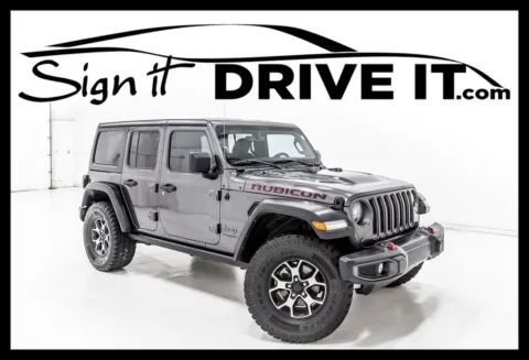 Gray 2021 Jeep Wrangler Unlimited Rubicon for sale in Denton, TX