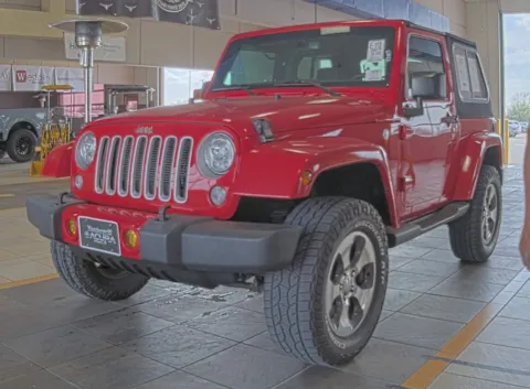 Red 2017 Jeep Wrangler Sahara for sale in Denton, TX