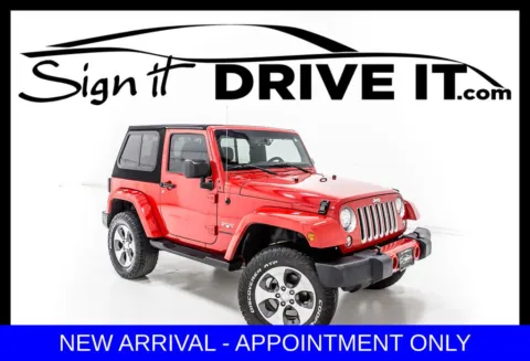 Red 2017 Jeep Wrangler Sahara for sale in Denton, TX