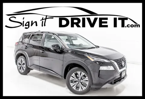 Black 2022 Nissan Rogue SV for sale in Denton, TX