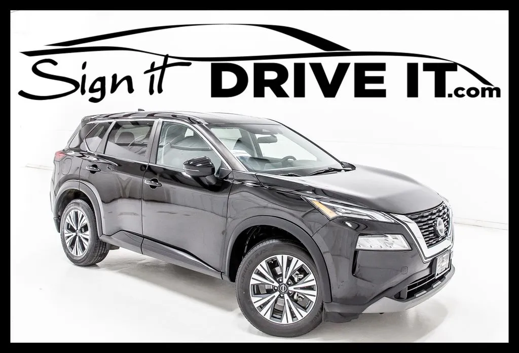 Black 2022 Nissan Rogue SV for sale in Denton, TX