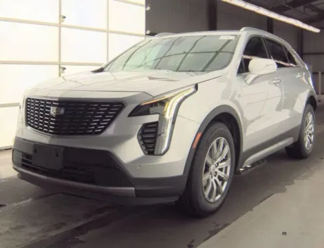 Silver 2021 Cadillac XT4 Premium Luxury for sale in Denton, TX