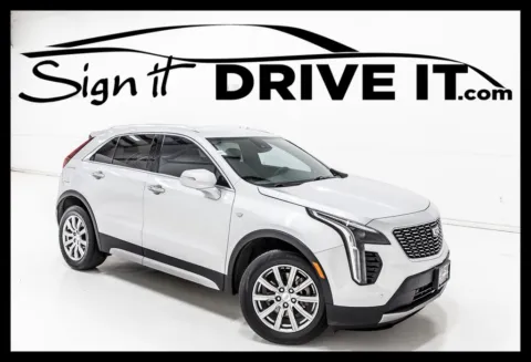 Silver 2021 Cadillac XT4 Premium Luxury for sale in Denton, TX