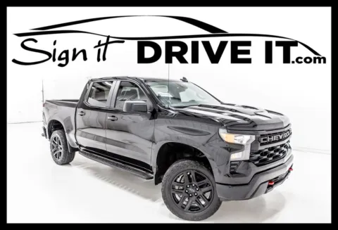 Black 2023 Chevrolet Silverado 1500 Custom Trail Boss for sale in Denton, TX