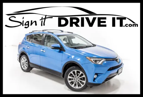 Red 2017 Toyota RAV4 Limited for sale in Denton, TX
