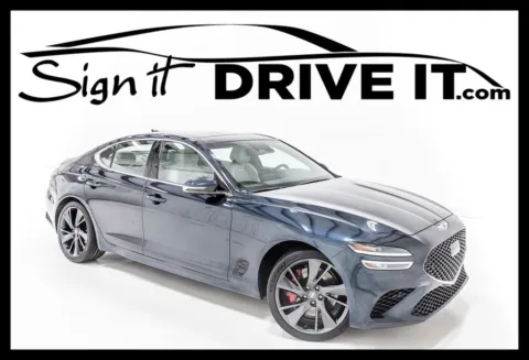 Blue 2022 Genesis G70 3.3T for sale in Denton, TX