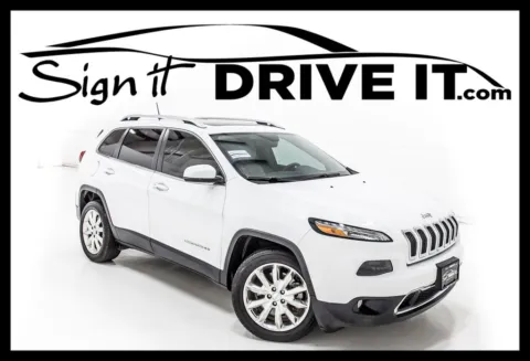 White 2017 Jeep Cherokee Limited for sale in Denton, TX