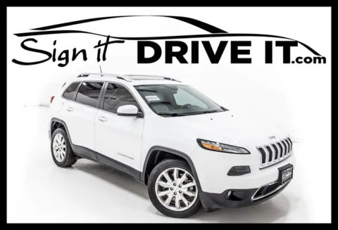 White 2017 Jeep Cherokee Limited for sale in Denton, TX