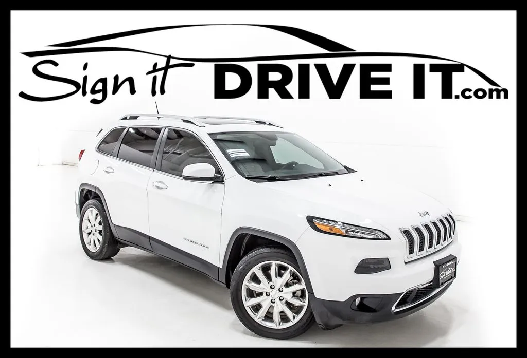 White 2017 Jeep Cherokee Limited for sale in Denton, TX