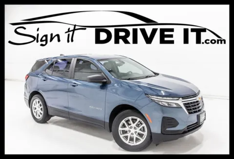 Blue 2024 Chevrolet Equinox LS for sale in Denton, TX