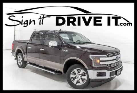 Red 2018 Ford F-150 Lariat for sale in Denton, TX