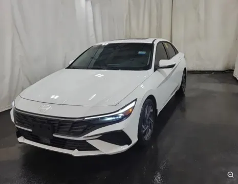 White 2025 Hyundai Elantra Limited for sale in Denton, TX