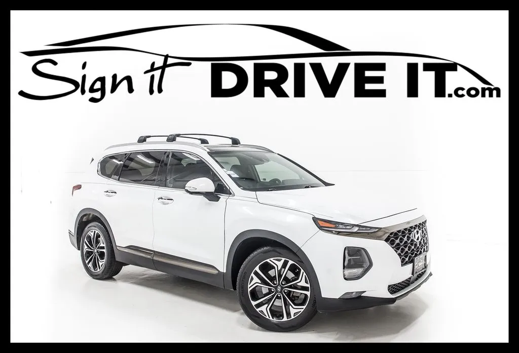 White 2020 Hyundai Santa Fe Limited for sale in Denton, TX