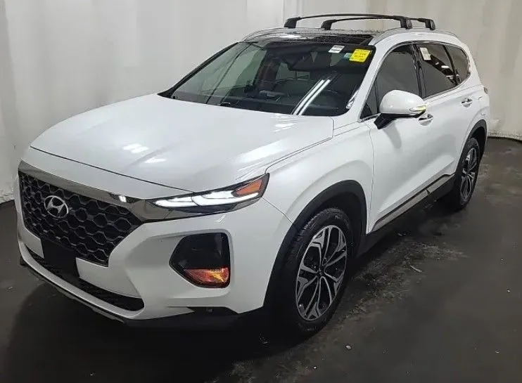 White 2020 Hyundai Santa Fe Limited for sale in Denton, TX