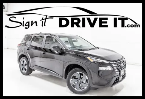 Black 2025 Nissan Rogue SV for sale in Denton, TX