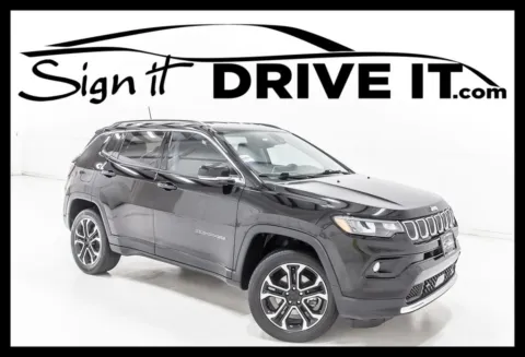 Black 2022 Jeep Compass Limited for sale in Denton, TX