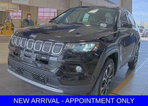 Black 2022 Jeep Compass Limited for sale in Denton, TX