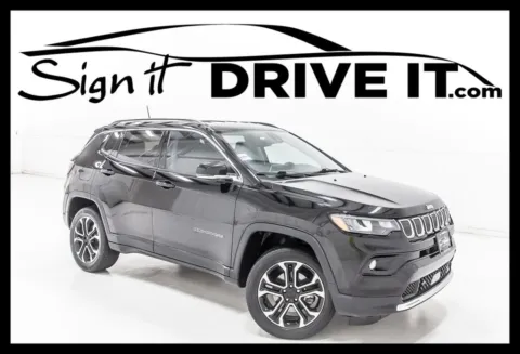 Black 2022 Jeep Compass Limited for sale in Denton, TX