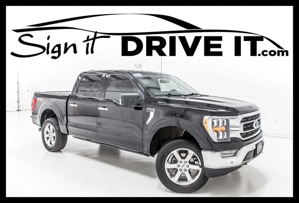 Black 2021 Ford F-150 XLT for sale in Denton, TX