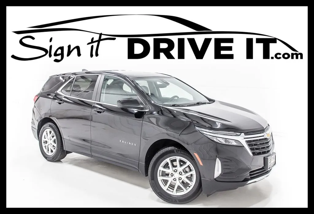 Black 2023 Chevrolet Equinox LT for sale in Denton, TX