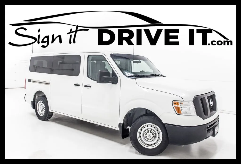 White 2020 Nissan NV Passenger S for sale in Denton, TX