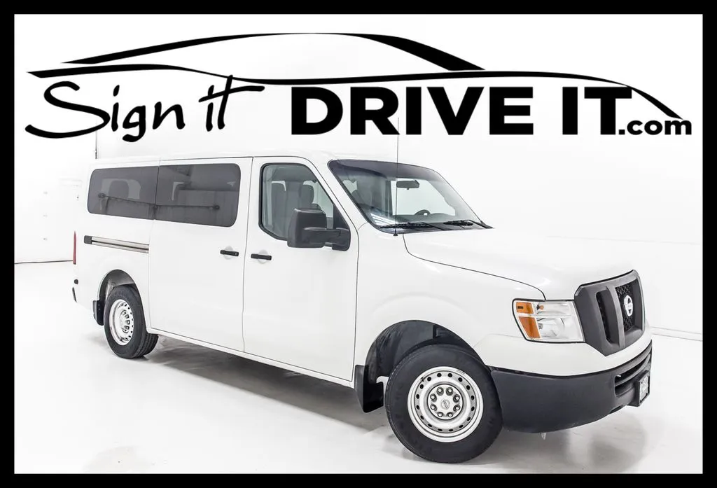 White 2020 Nissan NV Passenger S for sale in Denton, TX