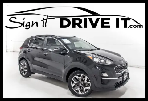 Black 2022 Kia Sportage EX for sale in Denton, TX