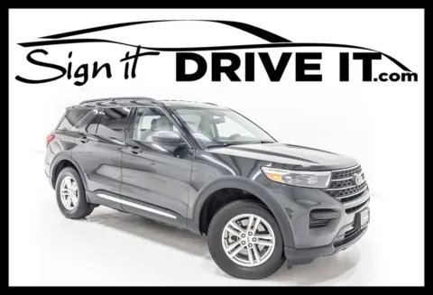 Green 2022 Ford Explorer XLT for sale in Denton, TX