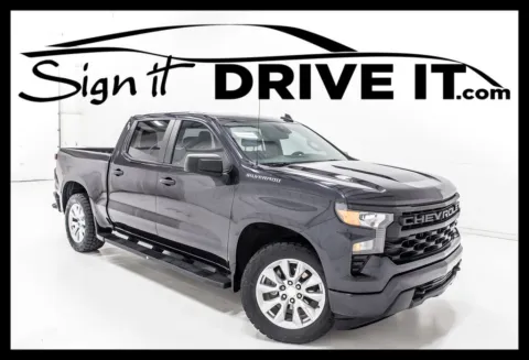 Gray 2022 Chevrolet Silverado 1500 Custom for sale in Denton, TX