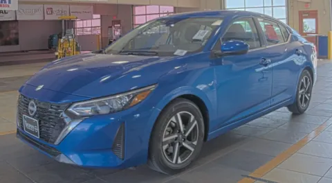 Blue 2025 Nissan Sentra SV for sale in Denton, TX