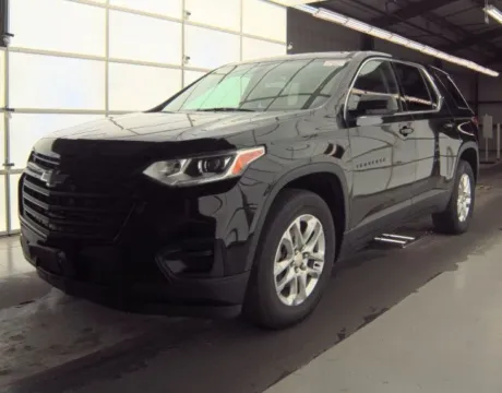 Black 2019 Chevrolet Traverse LS for sale in Denton, TX