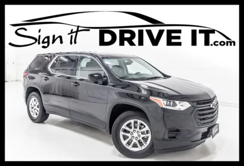 Black 2019 Chevrolet Traverse LS for sale in Denton, TX
