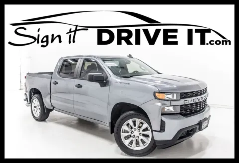 Gray 2019 Chevrolet Silverado 1500 Custom for sale in Denton, TX