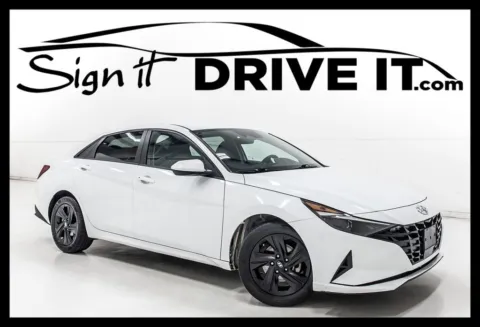 White 2021 Hyundai Elantra SEL for sale in Denton, TX