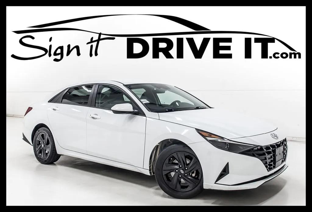 White 2021 Hyundai Elantra SEL for sale in Denton, TX