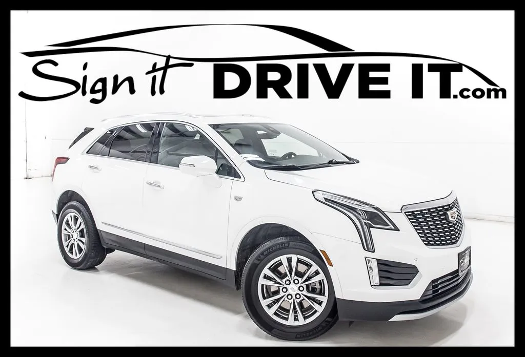 White 2021 Cadillac XT5 Premium Luxury for sale in Denton, TX