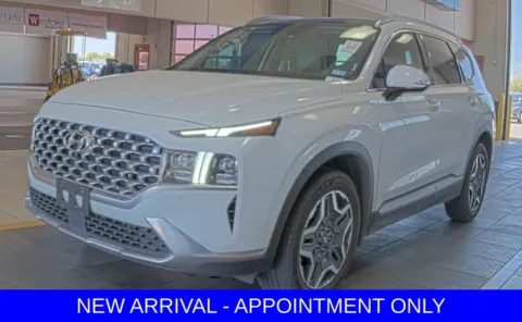 White 2022 Hyundai Santa Fe Limited for sale in Denton, TX