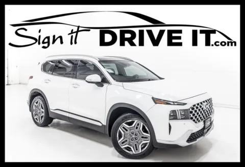 White 2022 Hyundai Santa Fe Limited for sale in Denton, TX