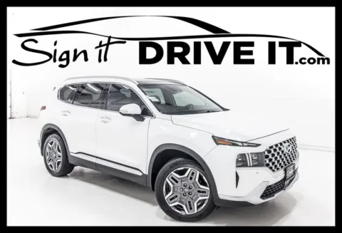 White 2022 Hyundai Santa Fe Limited for sale in Denton, TX