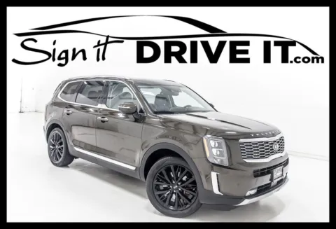 Green 2020 Kia Telluride SX for sale in Denton, TX